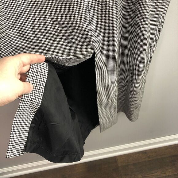 Misty Lane Womens Size 12 USA Union Made Houndstooth Maxi Dress Holiday Vintage - Picture 6 of 12